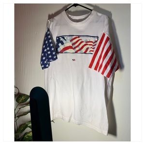 Men’s Patriotism White  T-Shirt size XL